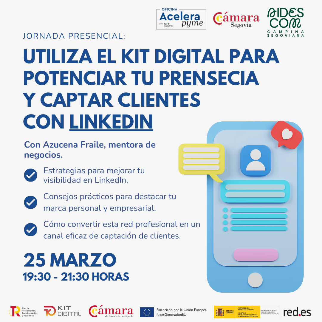 Utiliza el Kit Digital para potenciar tu presencia y captar clientes con LinkedIn